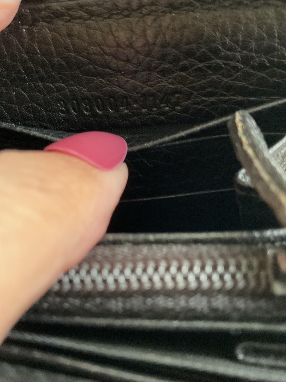 Gucci Soho Black Pebbled Leather Tote and Wallet - Picture 7 of 10